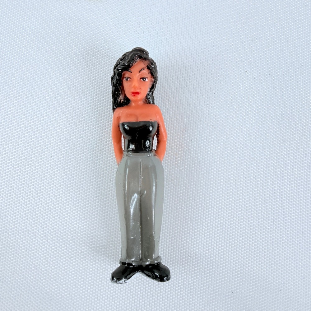 Homies Series 7 SlyGirl Black Tube Top Grey Pants David Gonzales Toy Chicano